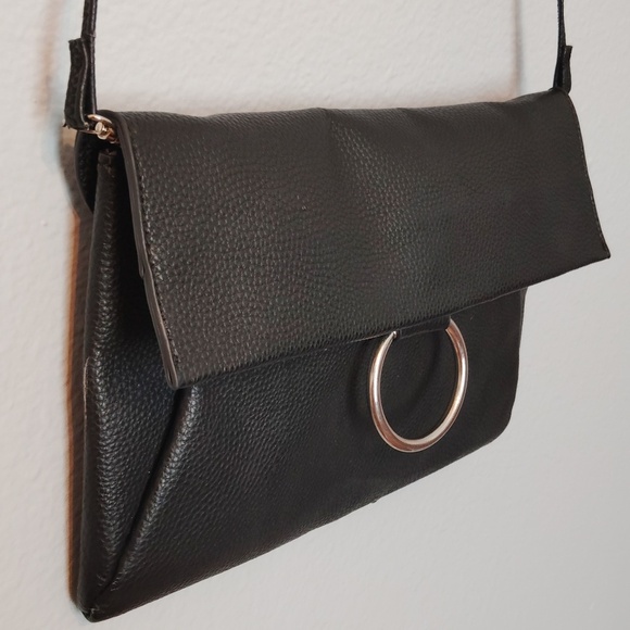 Carlos By Carlos Santana Envelope Front Ring Purse Black - Picture 3 of 16